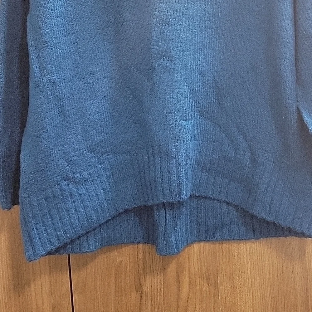 Free People-NWT- Brookside Tunic Sweater In Halcyon Blue-Size XS